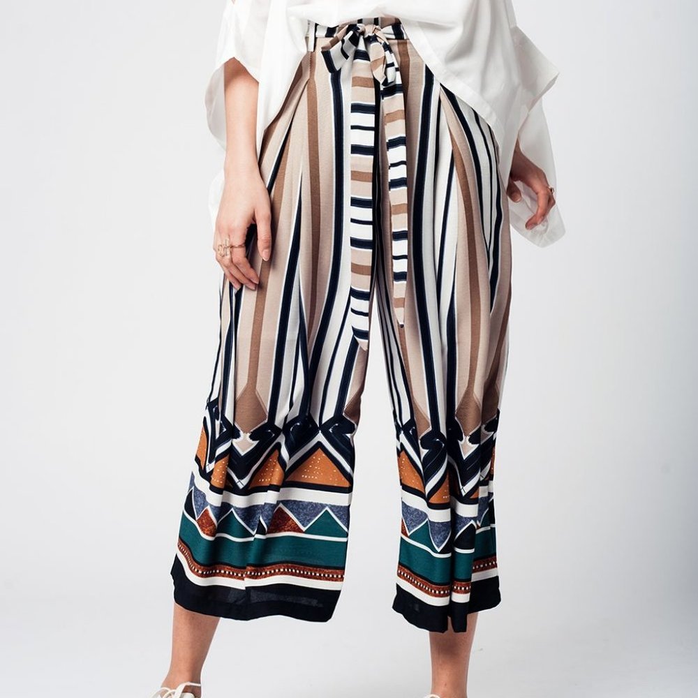 Q2 Mid-Length Pants w/ Belt
